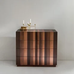 Cassettiera ST 10 in Rame Brunito