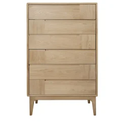 Cassettone scandinavo a sei cassetti Dovetail