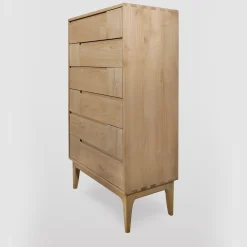 Cassettone scandinavo a sei cassetti Dovetail