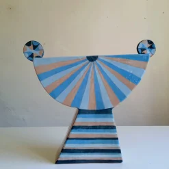 Centro tavola grande Mediterranea azzurro #1