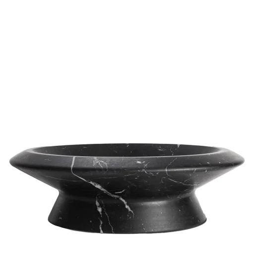 Centrotavola Amaltea Black Marquina di Ivan Colominas