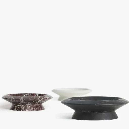 Centrotavola Amaltea Black Marquina di Ivan Colominas