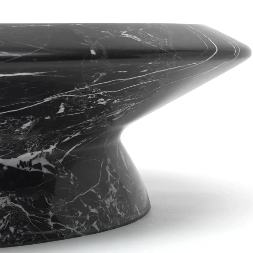 Centrotavola Amaltea nero antico di Ivan Colominas