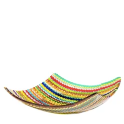 Centrotavola Rombo in vetro di Murano multicolore di Andrea Orso