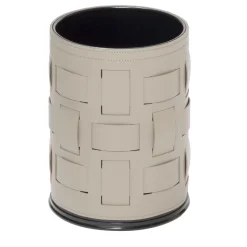 Cestino Bino Beige con motivo Lisbona