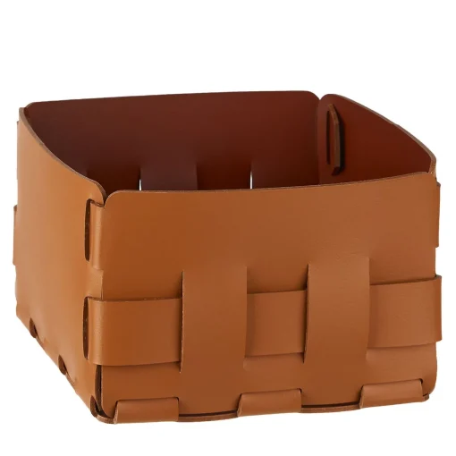 Cestino Mini Bottega Bordeaux/Cognac di Ekaterina Borovkova