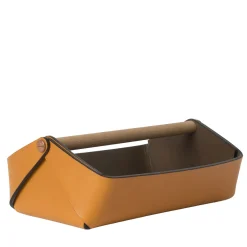 Cestino Piccolo Ocra Gino di Cristian Loddo
