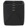 Cestino Regular Cubic nero di Oscar Maschera