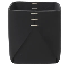 Cestino Regular Cubic nero di Oscar Maschera