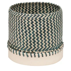 Cestino verde Zig Zag
