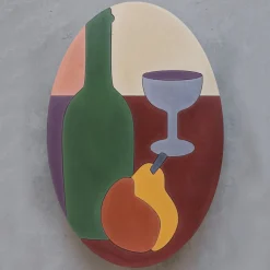 Cezanne Pittura ovale in cemento