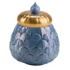 CHARLOTTE PAVONE COPRICANDELA - BLU