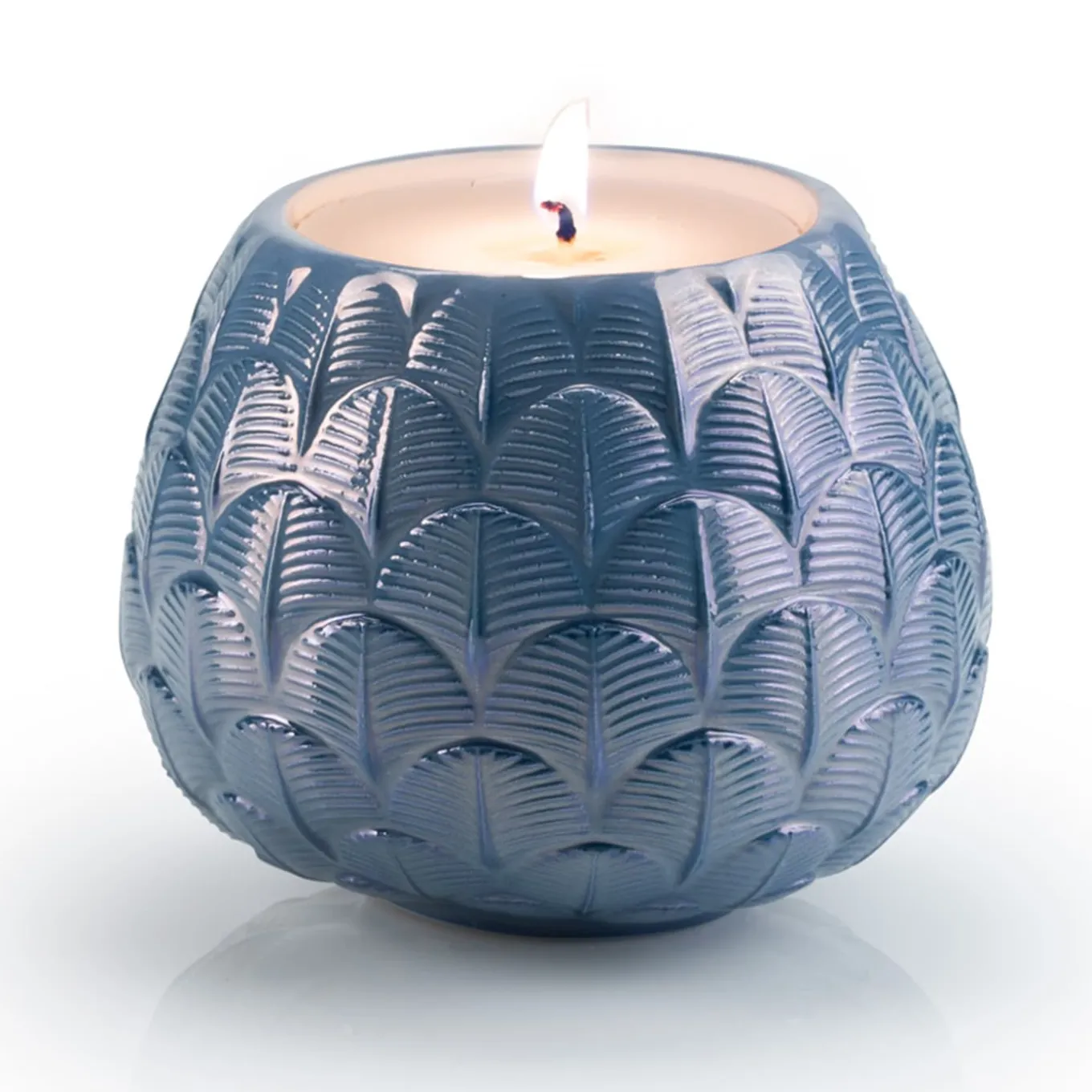 CHARLOTTE PAVONE COPRICANDELA - BLU