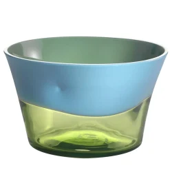 Ciotola Dandy Small Light-Blue & Green di Stefano Marcato