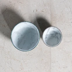 Ciotola in Marmo Bicolore Piccola