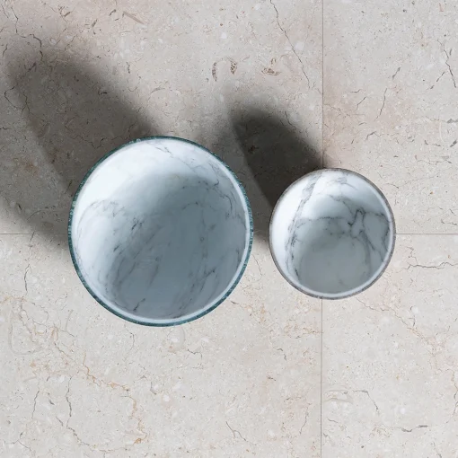 Ciotola in Marmo Bicolore Piccola