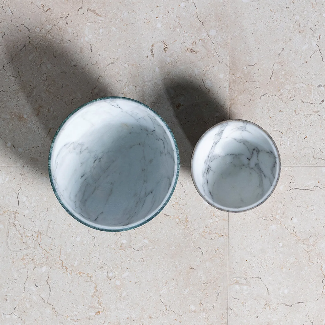Ciotola in Marmo Bicolore Piccola