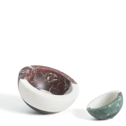 Ciotola in marmo multicolore Gae di Arthur Arbesser