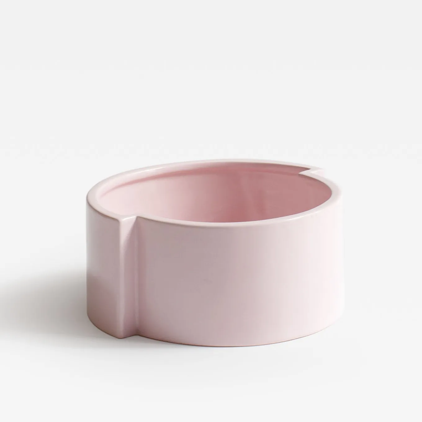 Ciotola per frutta Pawn in ceramica rosa