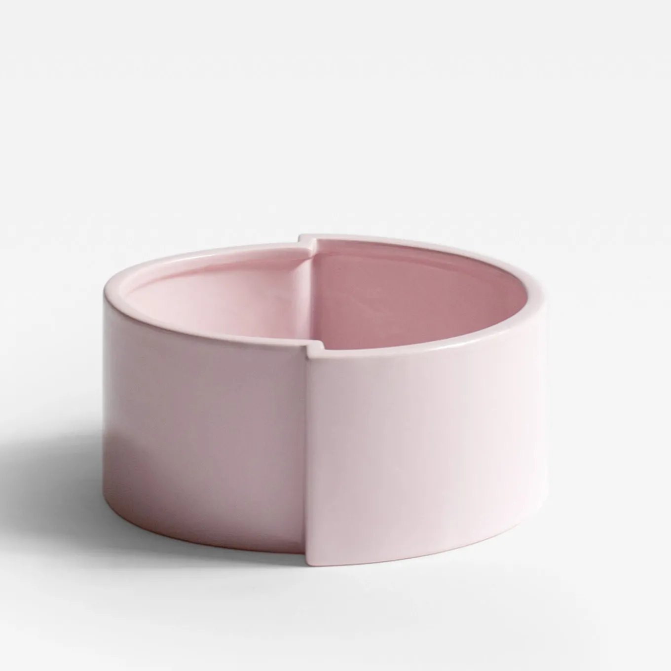 Ciotola per frutta Pawn in ceramica rosa