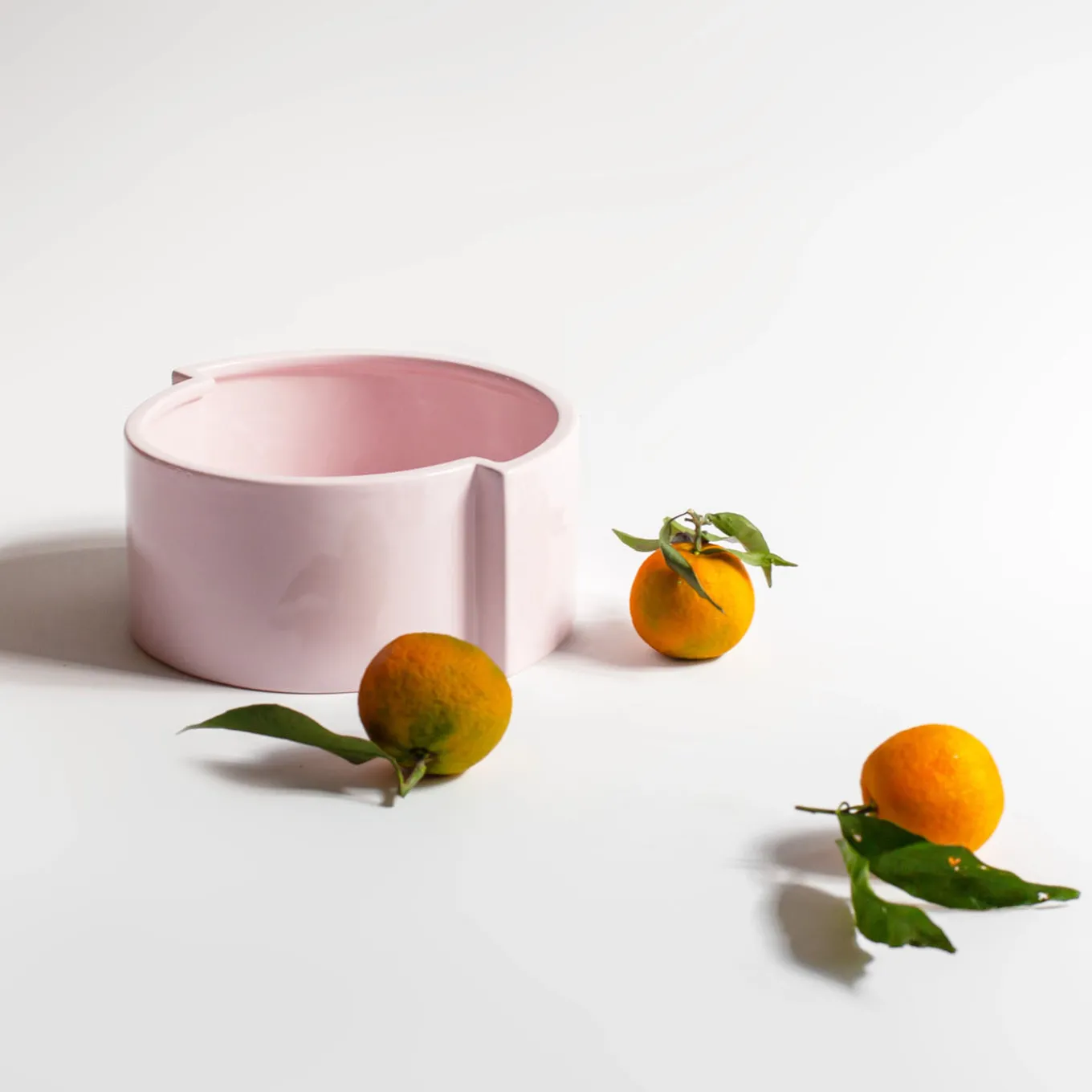 Ciotola per frutta Pawn in ceramica rosa