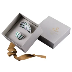 Ciotola Striche Verdi con piattino