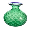 Cipolla Balloton Vaso verde con bordo blu