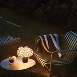 Clizia Mama Non Mama - Lampada da tavolo ricaricabile in oro e nero