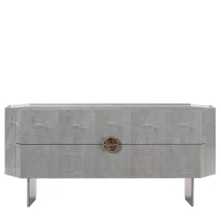 Collezione FB Cassettone in cristallo chiaro a 2 cassetti