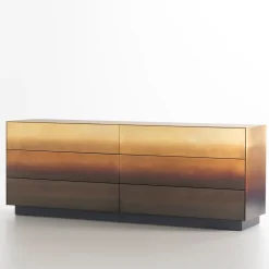 Comò Marea 190 in ottone di Zanellato/Bortotto