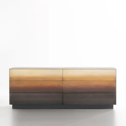 Comò Marea 190 in ottone di Zanellato/Bortotto