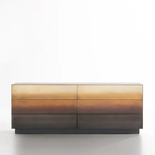 Comò Marea 190 in ottone di Zanellato/Bortotto