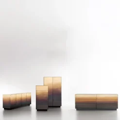Comò Marea 190 in ottone di Zanellato/Bortotto