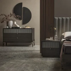 Comodino a 2 cassetti Canette