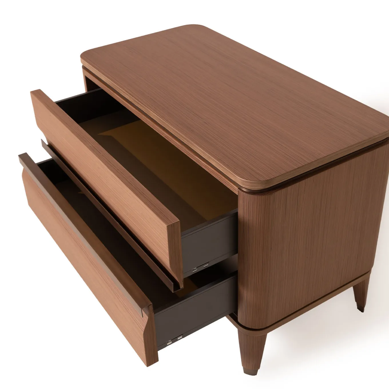 Comodino extra large Ercolino finitura palissandro