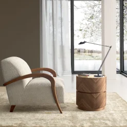 Comodino Haribo in Noce Canaletto con Piano in Ceramica Calacatta #2