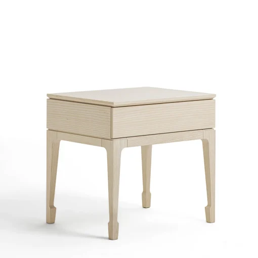 Comodino Taisha beige in legno