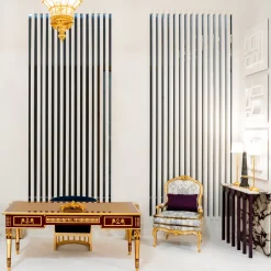 CONSOLE AD ARCO IN MARMO BRECCIA ONICIATA