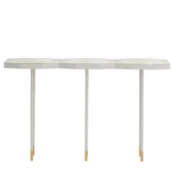 Console esagonale bianco opaco