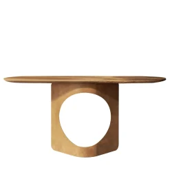 Console Hole ramata e in noce