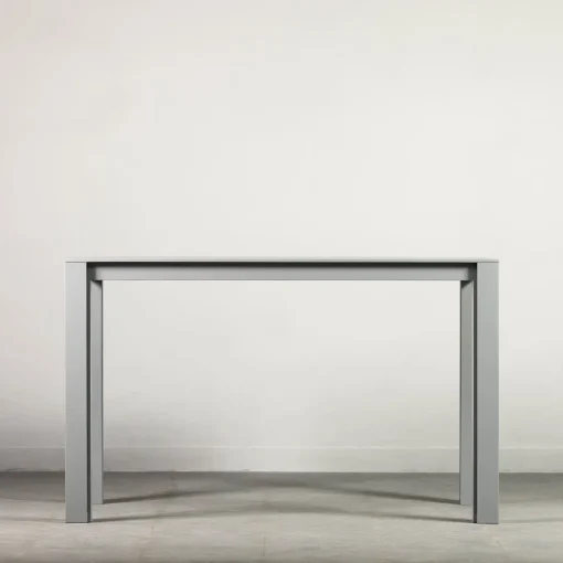 Console in legno laccato grigio opaco