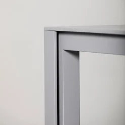 Console in legno laccato grigio opaco