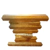 Console in ottone e marmo di Lasa