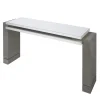 Console in pelle Stratos