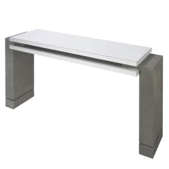 Console in pelle Stratos