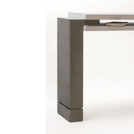 Console in pelle Stratos