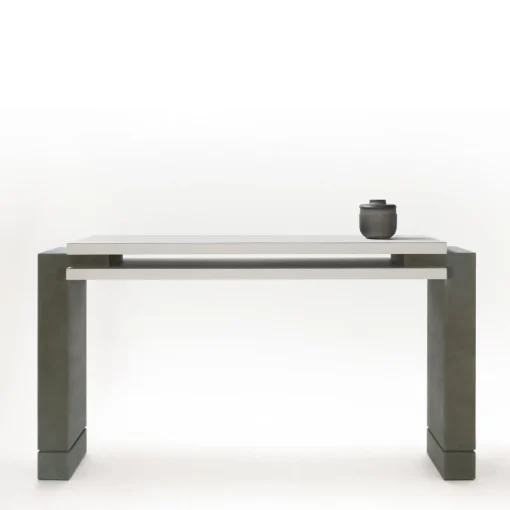 Console in pelle Stratos