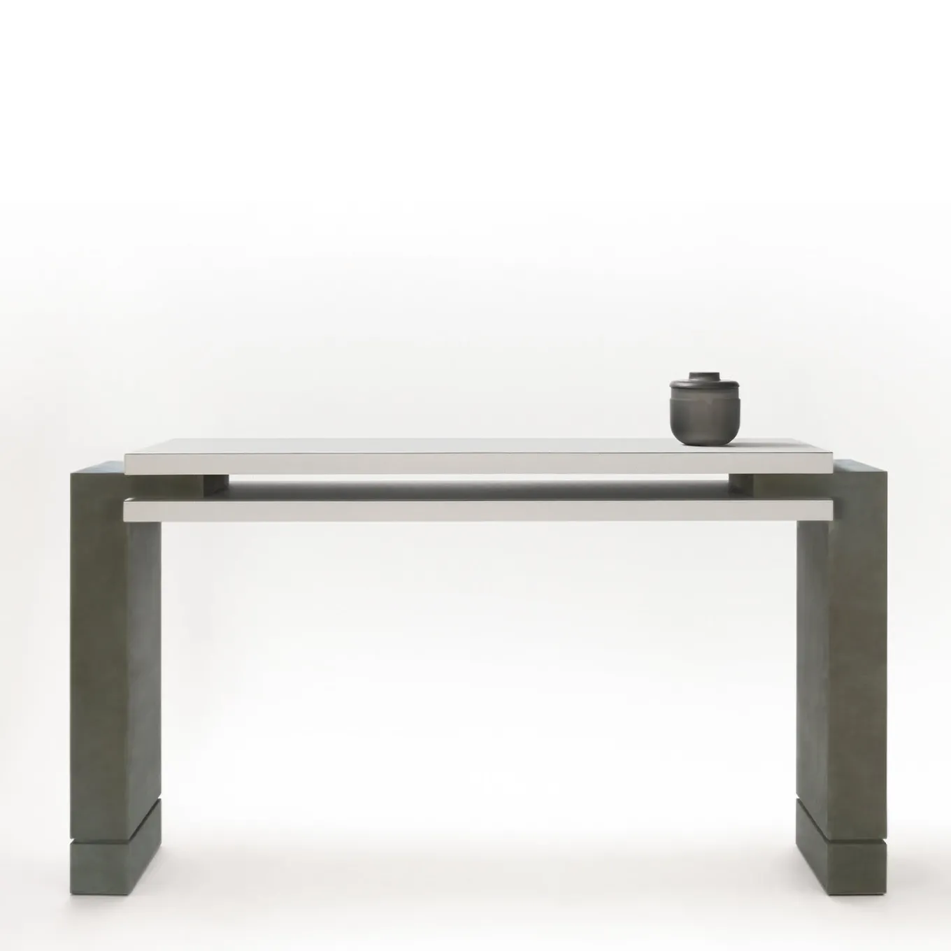 Console in pelle Stratos