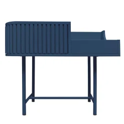 Console per giradischi VYC in MDF Blu Oltremare di Max Dalle Sasse