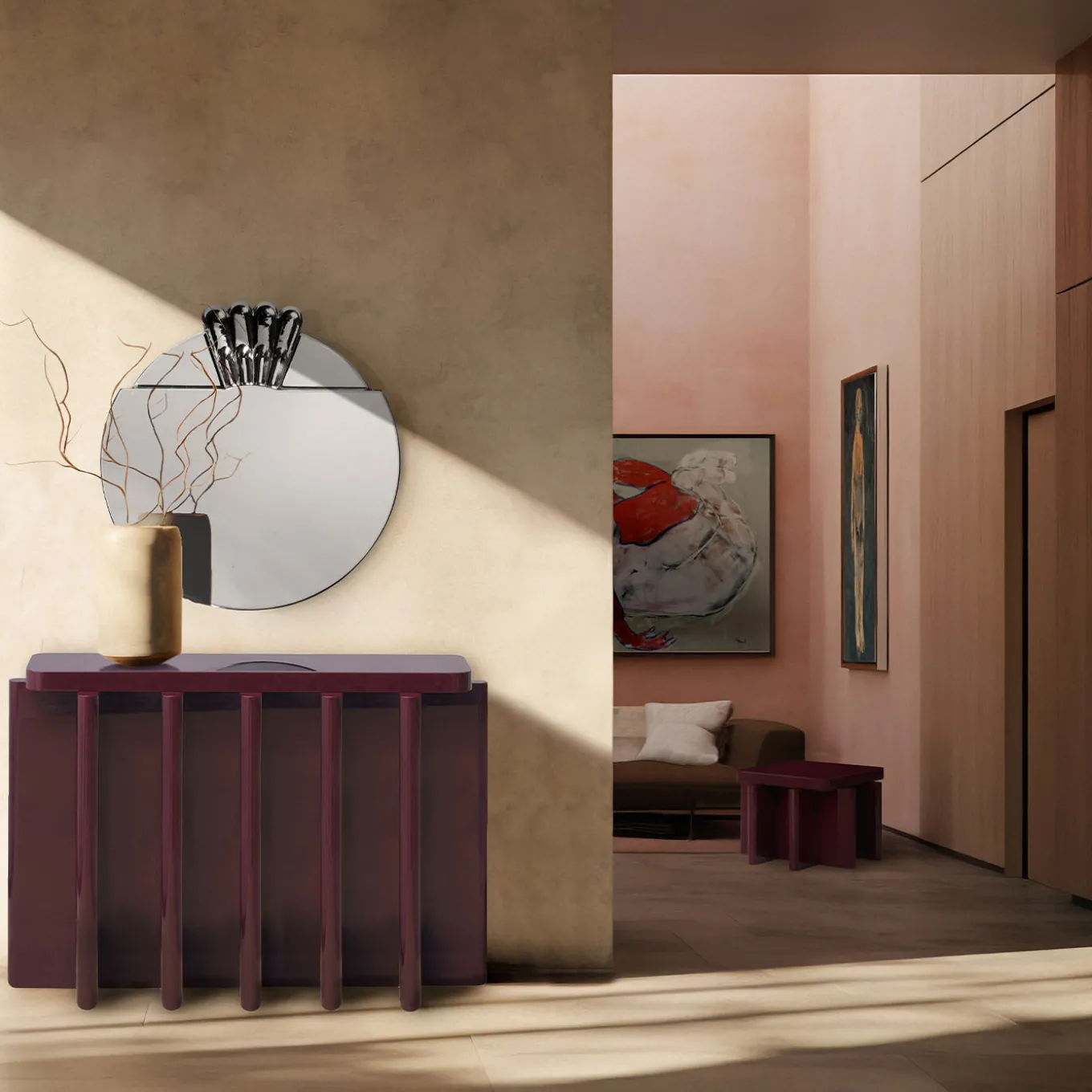 Console Spina Bordeaux